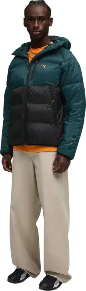 Куртка Puma PUMATECH PRIMALOFT темно-зелено-черно-оранжевая 63216575
