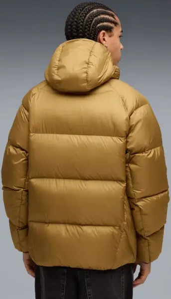 Пуховик Puma HOODED DOWN PUFFER JACKET светло-коричневый 68838269