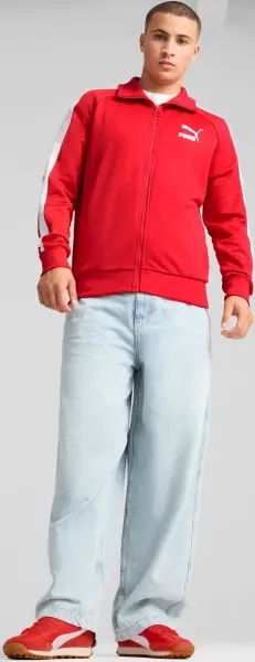 Кроссовки Puma EASY RIDER VINTAGE красно-белые 39902801