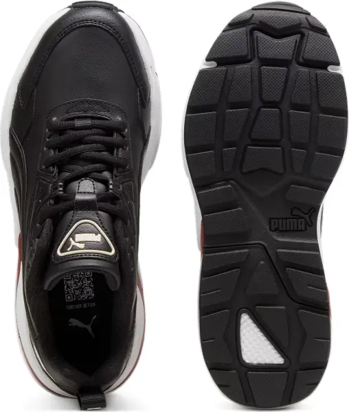 Кроссовки Puma VIS2K SL черно-бело-бордовые 39421403