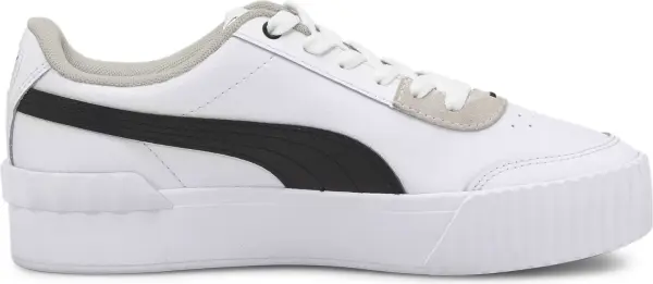 Кроссовки женские Puma CARINA LIFT бело-черно-бежевые 37303102