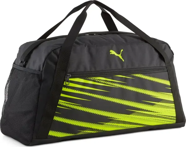 Сумка спортивна Puma ATTACANTO M 41L чорно-лаймова 091630-04
