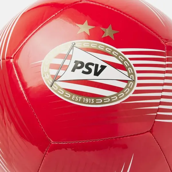 Футбольний м'яч Puma PSV ESSENTIALS червоно-білий Розмір 5 084795-01