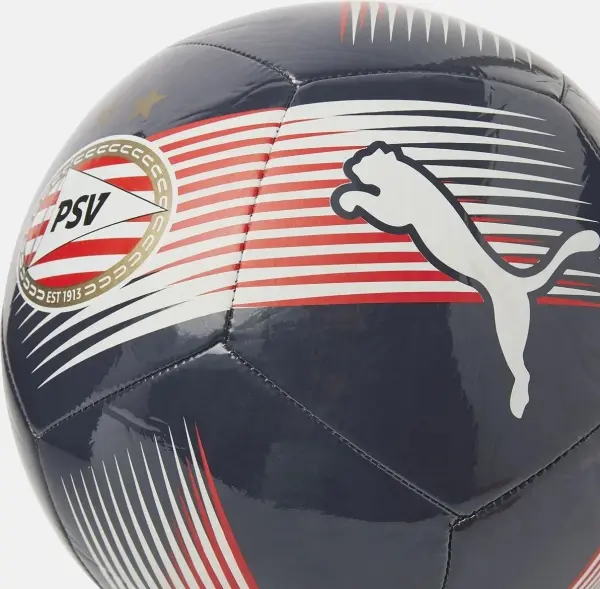 Футбольний м'яч Puma PSV ESSENTIALS темно-синьо-червоно-білий Розмір 5 084795-02
