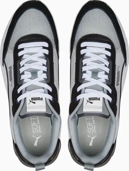 Кросівки Puma R22 світло-сіро-чорно-білі 38346214