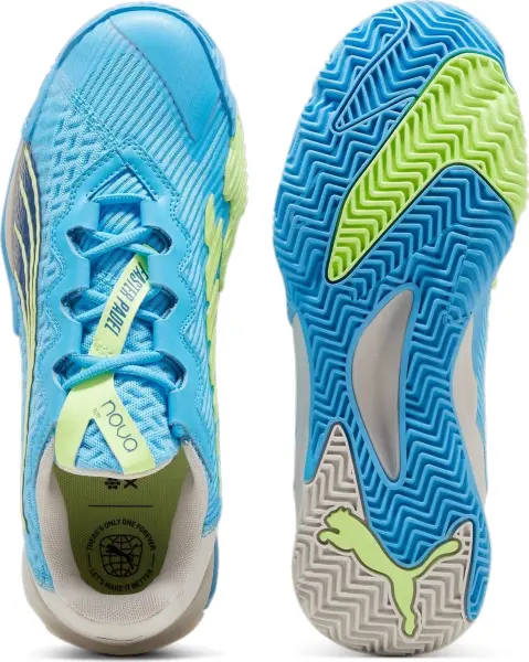 Кросівки тенісні Puma NOVA ELITE PADEL блакитно-біло-салатові 107597-01