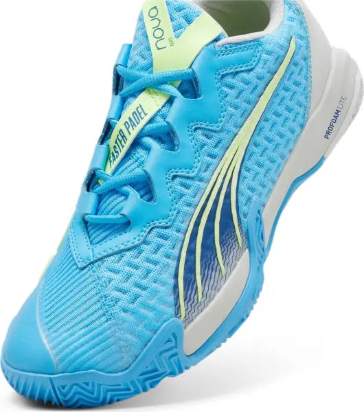 Кросівки тенісні Puma NOVA ELITE PADEL блакитно-біло-салатові 107597-01