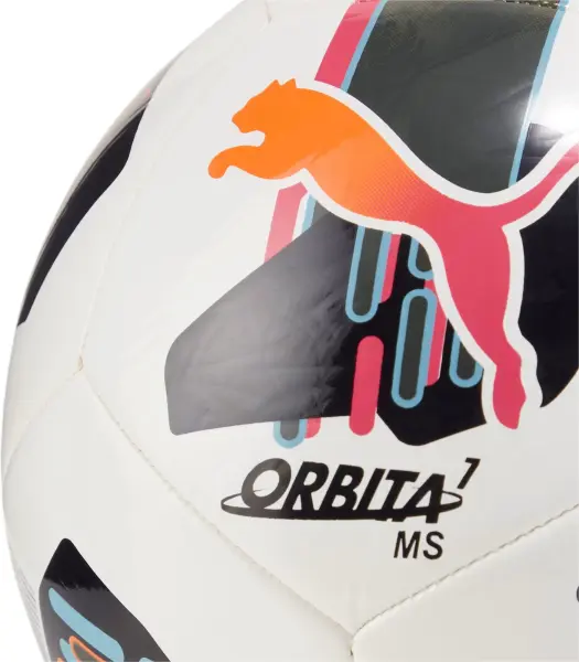 Футбольний м'яч Puma ORBITA 7 MS біло-чорно-оливковий Розмір 4 084475-01