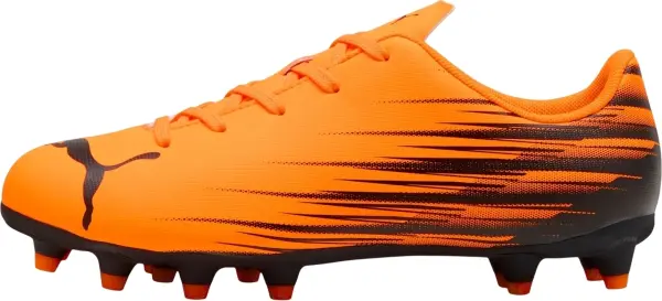 Бутсы детские Puma ATTACANTO II FG/AG JR оранжево-черные 108496-04