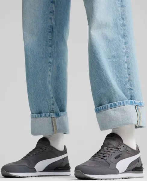 Кросівки Puma ST RUNNER V4 MESH сіро-білі 39966603