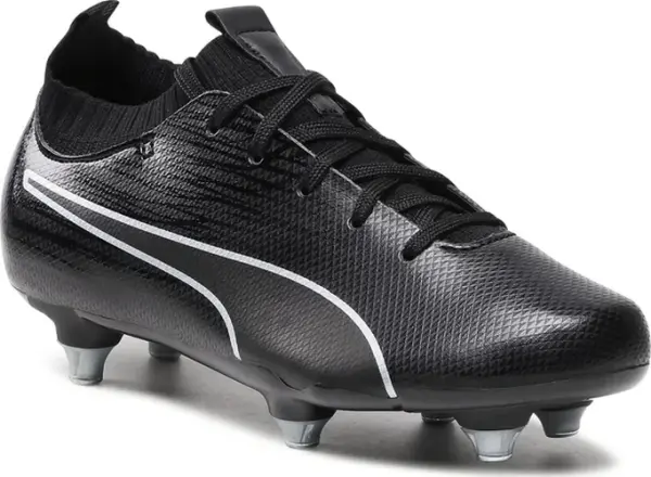 Бутсы детские Puma EVOKNIT II SG JR черные 105034-01
