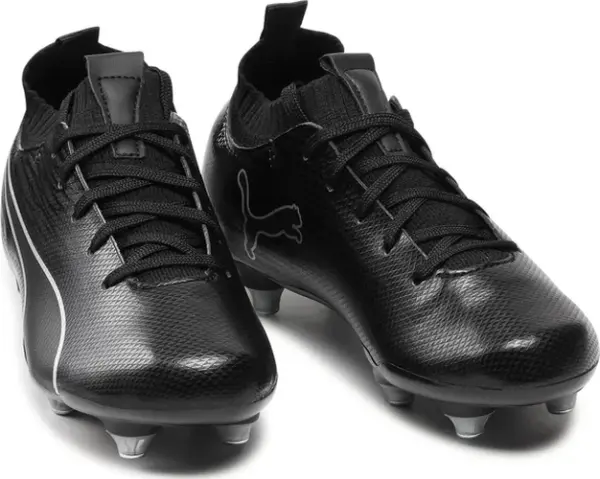 Бутсы детские Puma EVOKNIT II SG JR черные 105034-01