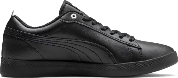 Кеди жіночі Puma SMASH V2 LEATHER чорні 365208-03