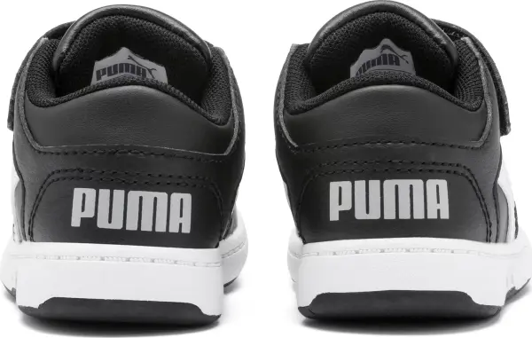 Кросівки дитячі Puma REBOUND LAYUP чорно-білі 370493-02