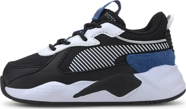 Кроссовки детские Puma RS-X COLLEGIATE черно-бело-синие 371628-01