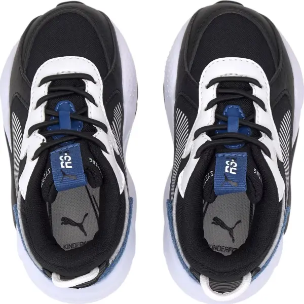 Кроссовки детские Puma RS-X COLLEGIATE черно-бело-синие 371628-01