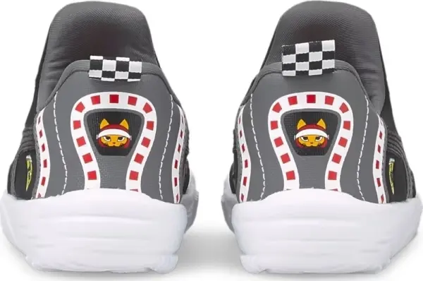 Кросівки дитячі Puma SCUDERIA FERRARI BAO KART MOTORSPORT чорно-сірі 307048-01