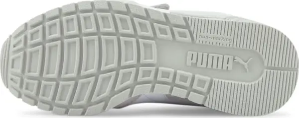 Кроссовки детские Puma ST RUNNER V3 MESH серо-бело-розовые 385511-03
