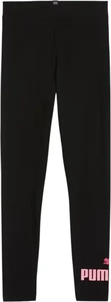 Легінси підліткові Puma ESSENTIALS LOGO чорно-рожеві 671133-74