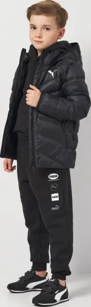 Пуховик підлітковий Puma PACKLITE DOWN чорний 589565-01