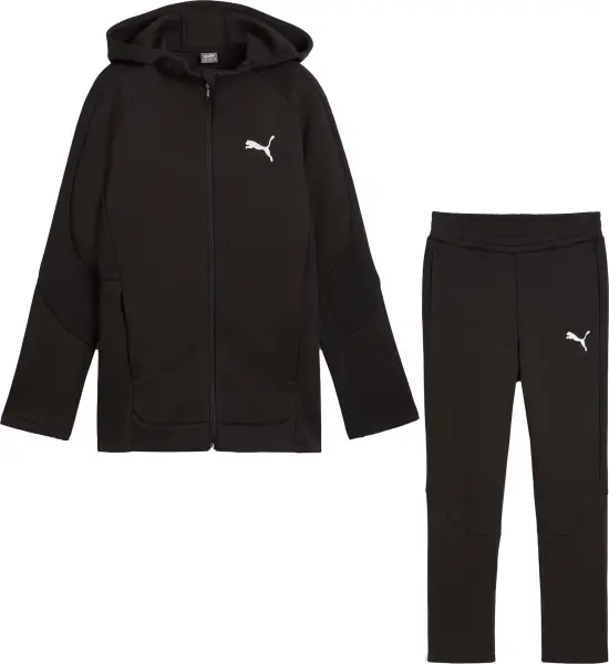 Спортивный костюм подростковый Puma EVOSTRIPE черный 681803-01__681804-01