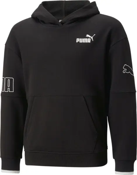 Худі підліткове Puma POWER COLOUR BLOCK чорне 673549-01