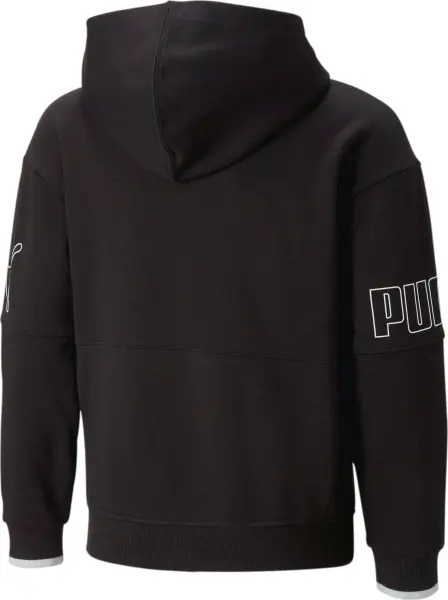Худі підліткове Puma POWER COLOUR BLOCK чорне 673549-01