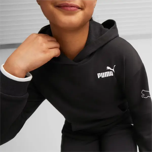 Худі підліткове Puma POWER COLOUR BLOCK чорне 673549-01