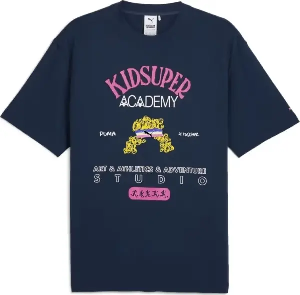 Футболка Puma X KIDSUPER GRAPHIC темно-синя 626701-14