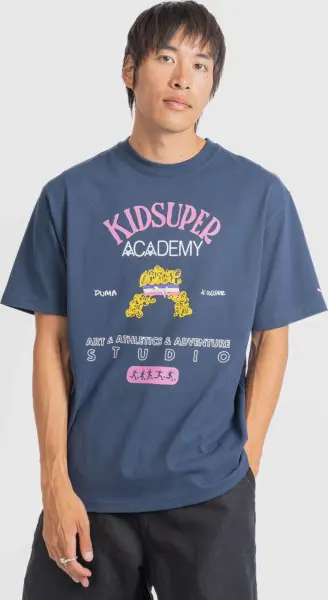Футболка Puma X KIDSUPER GRAPHIC темно-синя 626701-14