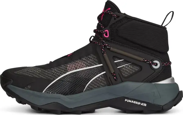 Черевики для хайкінгу жіночі Puma EXPLORE NITRO MID чорно-рожеві 377859-01