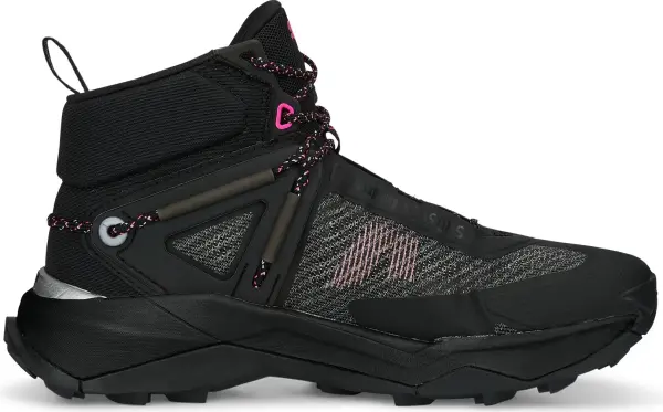 Черевики для хайкінгу жіночі Puma EXPLORE NITRO MID чорно-рожеві 377859-01