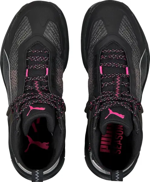 Черевики для хайкінгу жіночі Puma EXPLORE NITRO MID чорно-рожеві 377859-01