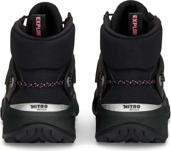 Черевики для хайкінгу жіночі Puma EXPLORE NITRO MID чорно-рожеві 377859-01