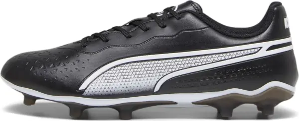 Бутси Puma KING MATCH FG/AG чорно-білі 107570-01