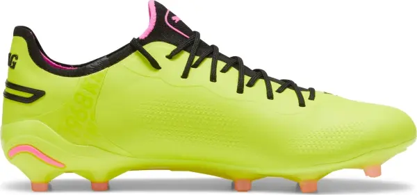 Бутси Puma KING ULTIMATE FG/AG лаймово-чорні 107563-06
