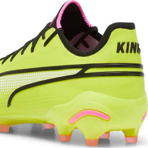 Бутси Puma KING ULTIMATE FG/AG лаймово-чорні 107563-06