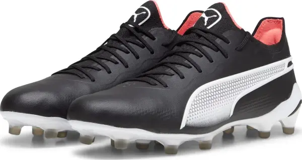 Бутсы Puma KING ULTIMATE FG/AG черно-белые 107563-01