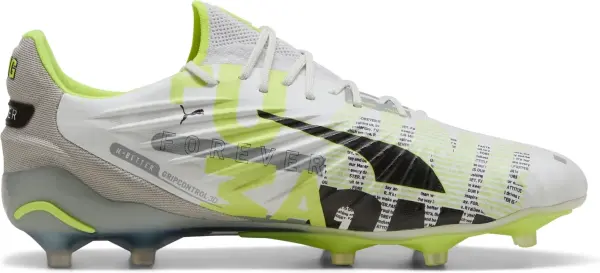 Бутси Puma KING ULTIMATE FOREVER FG/AG біло-салатово-сірі 108426-01