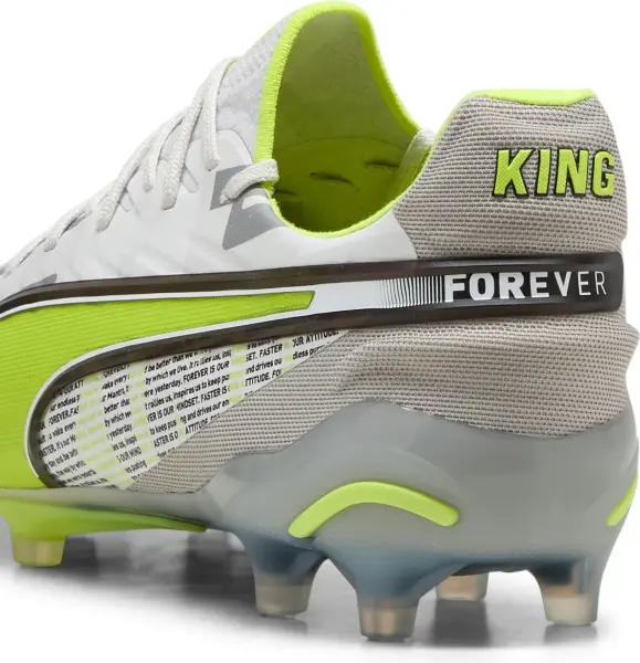 Бутси Puma KING ULTIMATE FOREVER FG/AG біло-салатово-сірі 108426-01