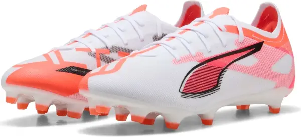 Бутси Puma ULTRA 5 MATCH FG/AG біло-коралові 108166-01