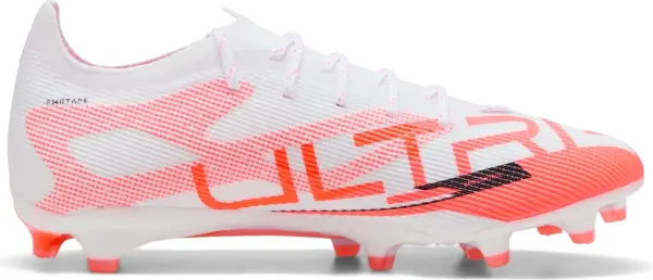 Бутсы Puma ULTRA 5 PRO FG/AG бело-коралловые 108161-01