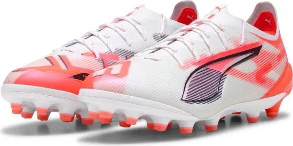 Бутси Puma ULTRA 5 ULTIMATE AG біло-коралові 108339-01
