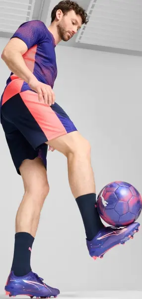 Бутси Puma ULTRA 5 ULTIMATE FG фіолетово-коралові 107683-01
