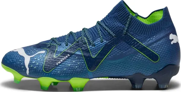 Бутси жіночі Puma FUTURE ULTIMATE FG/AG темно-синьо-салатові 107356-03