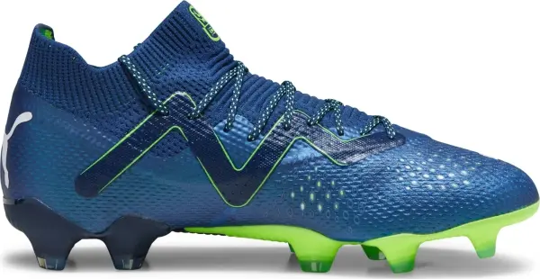Бутси жіночі Puma FUTURE ULTIMATE FG/AG темно-синьо-салатові 107356-03