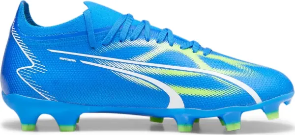 Бутсы женские Puma ULTRA MATCH FG/AG сине-салатовые 107523-03
