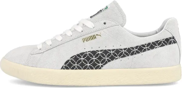 Кеды Puma SUEDE X SASHIKO VINTAGE светло-серо-черные 381166-01