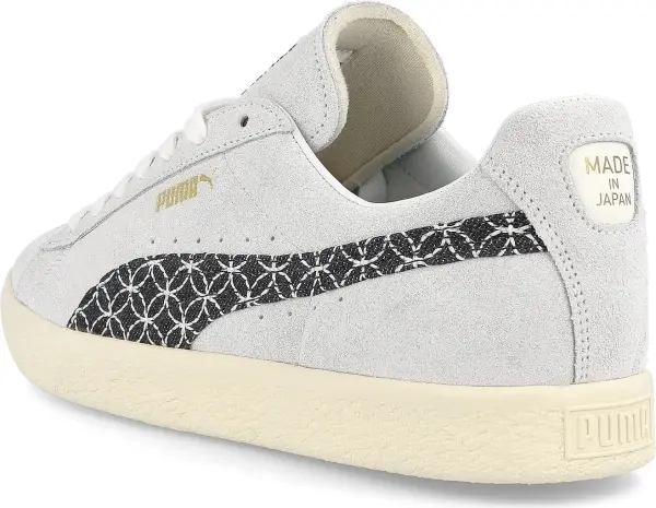 Кеды Puma SUEDE X SASHIKO VINTAGE светло-серо-черные 381166-01