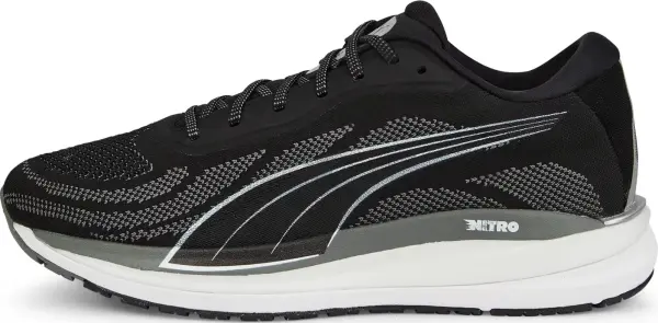 Кросівки бігові Puma MAGNIFY NITRO KNIT чорно-сірі 376907-01